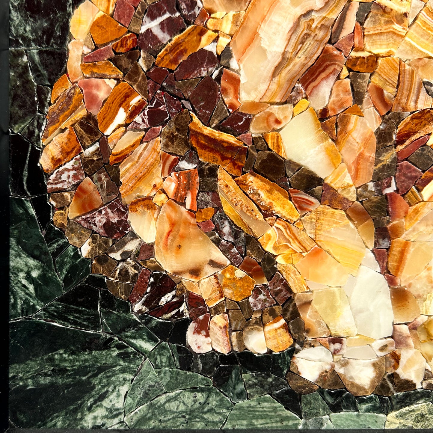 Kitty Marble&Jade Mosaic Art