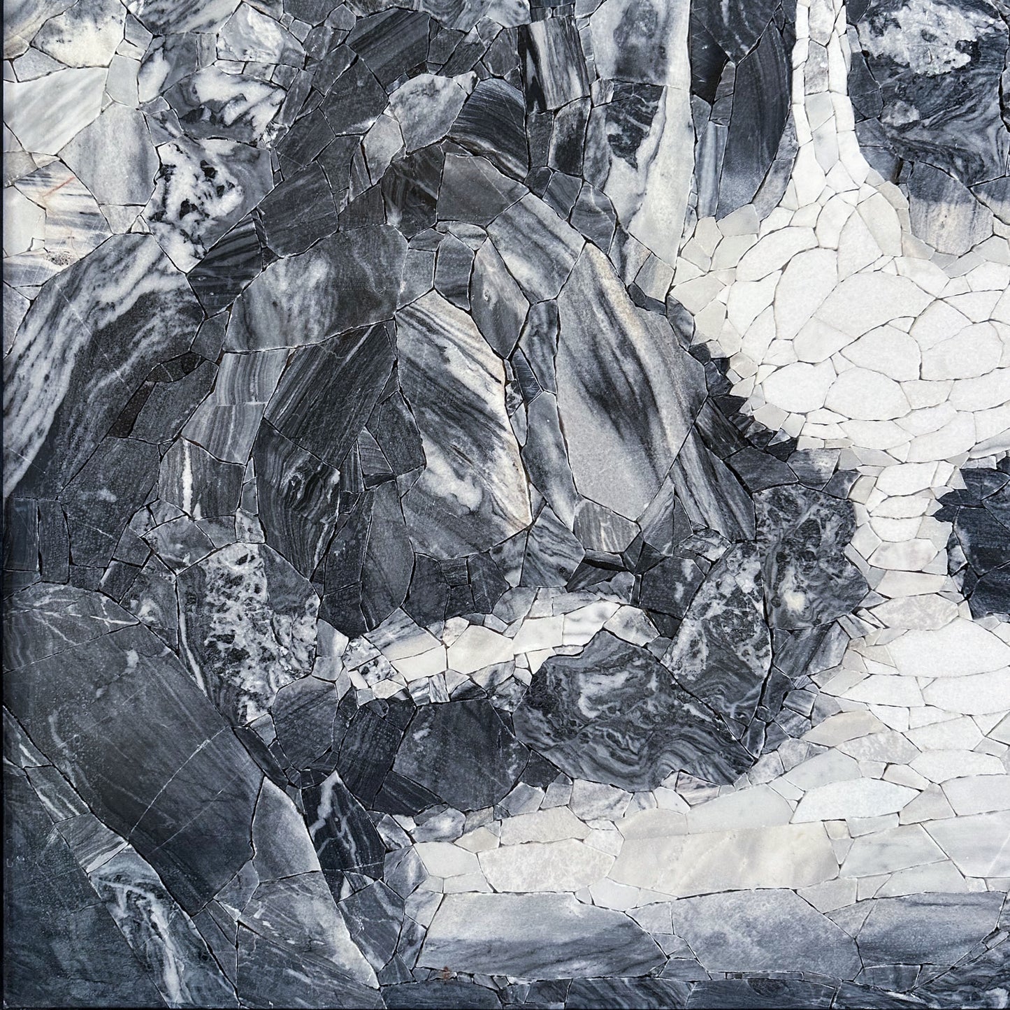 Chinese Mountains Painting Mosaic,Nature Stone Mosaic