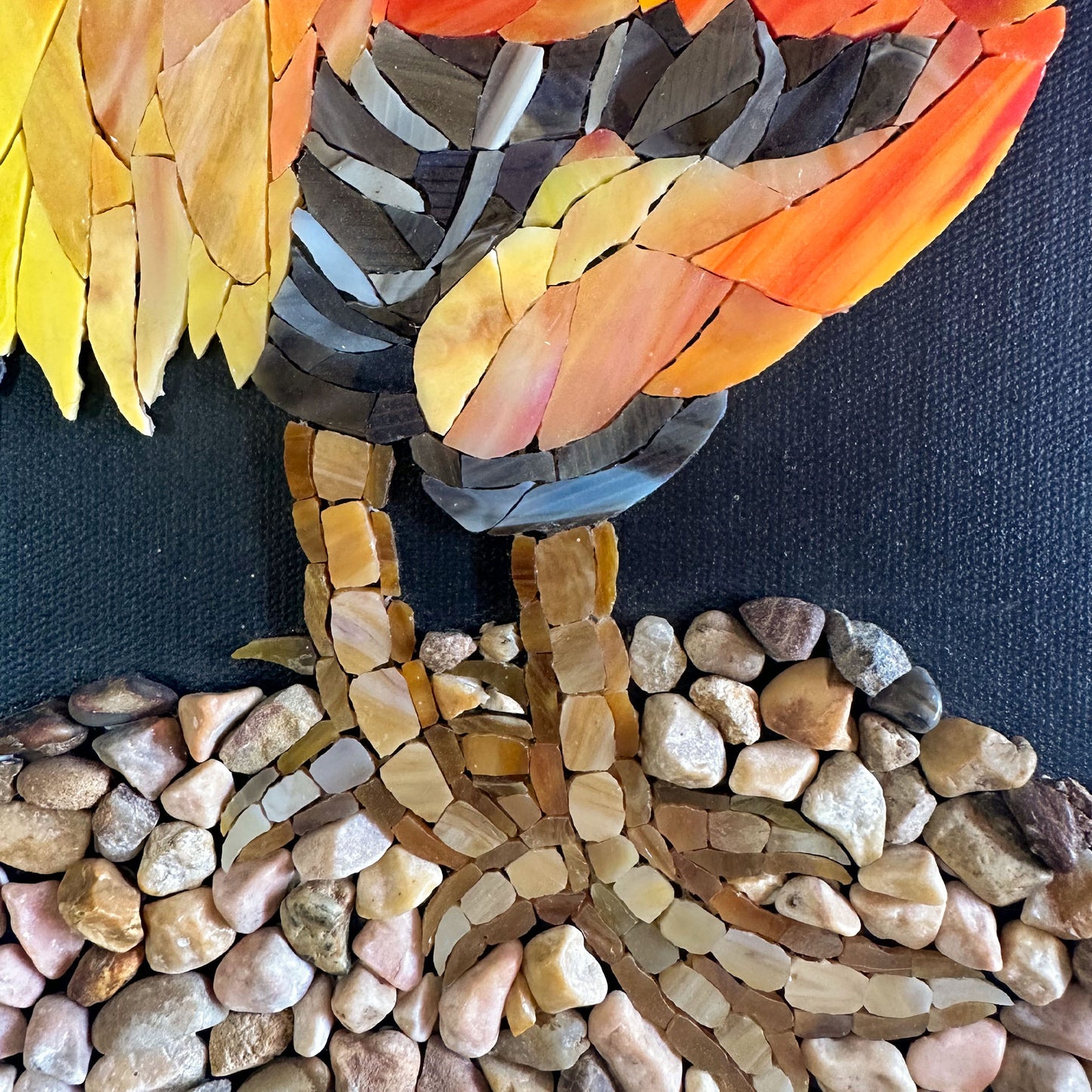 Big Cock Glass Arty Mosaic