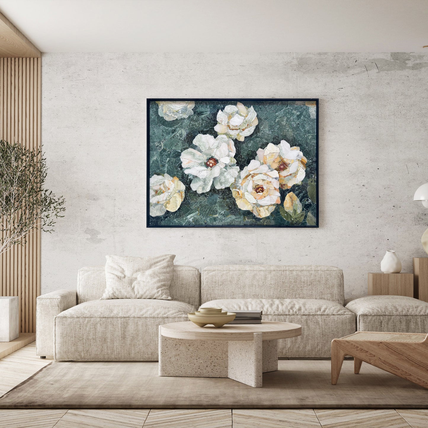 Lithops Marble&Jade Mosaic for Mosaic Murals
