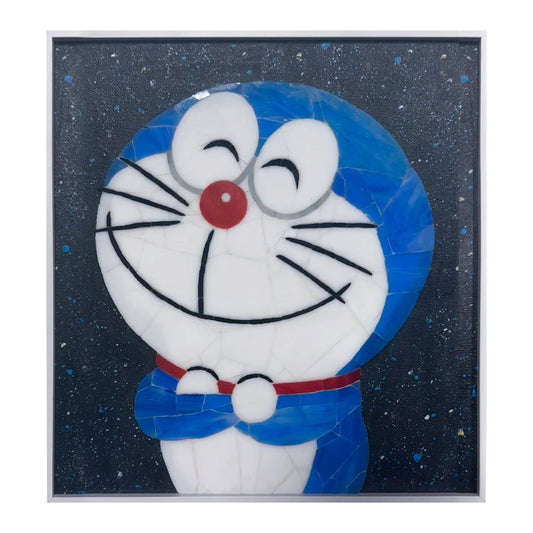 Cartoon Mosaic Dora made of Marble, Jade,Stone Arty Mosaic