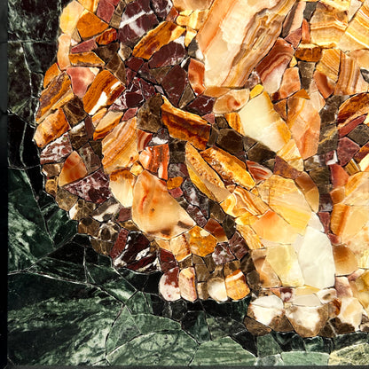 Kitty Marble&Jade Mosaic Art