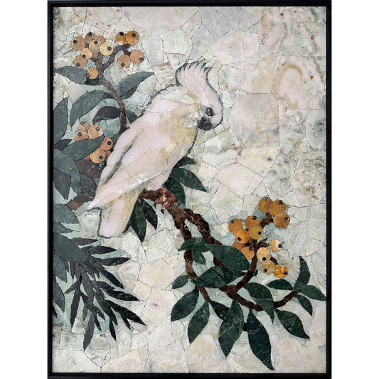 Loquat on the Tree Marble&Jade Mosaic