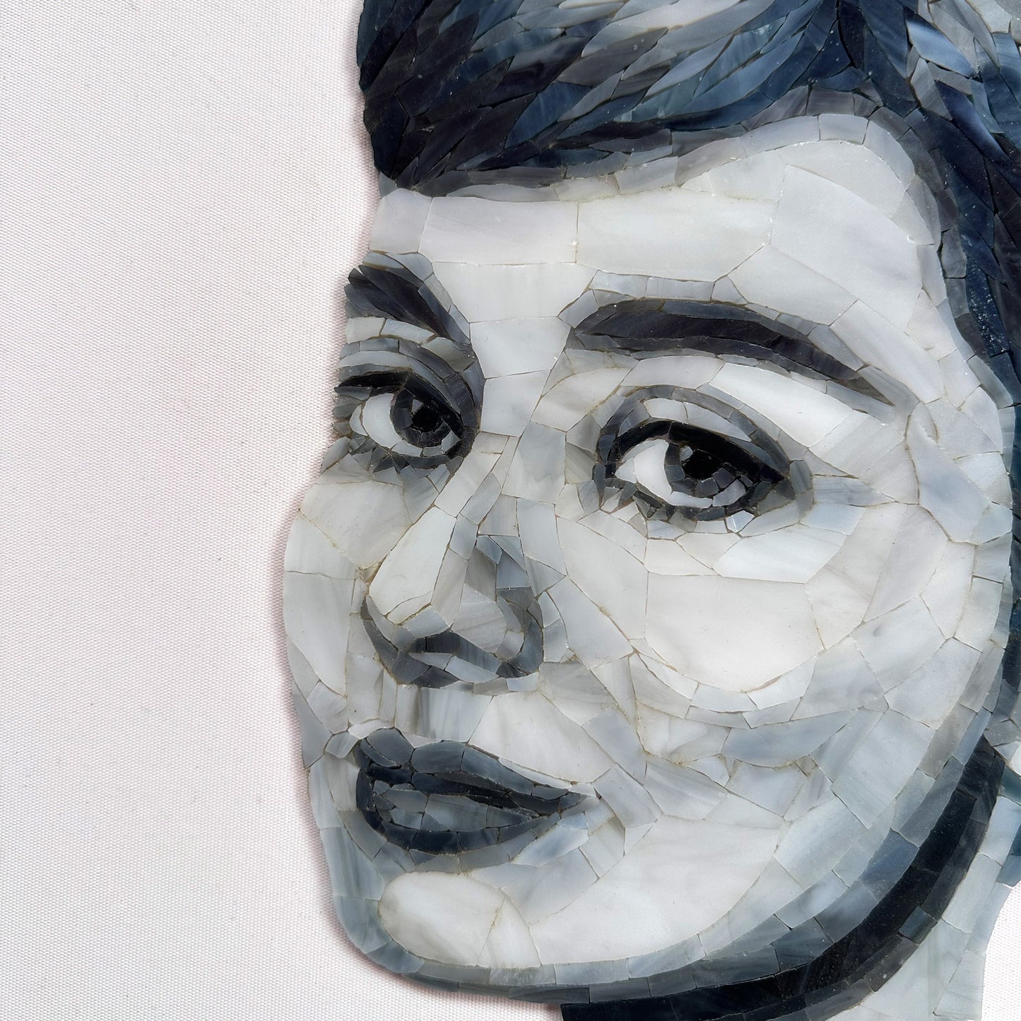 Audrey Hepburn Mosaic Portrat Arty Natural Stone Mosaic