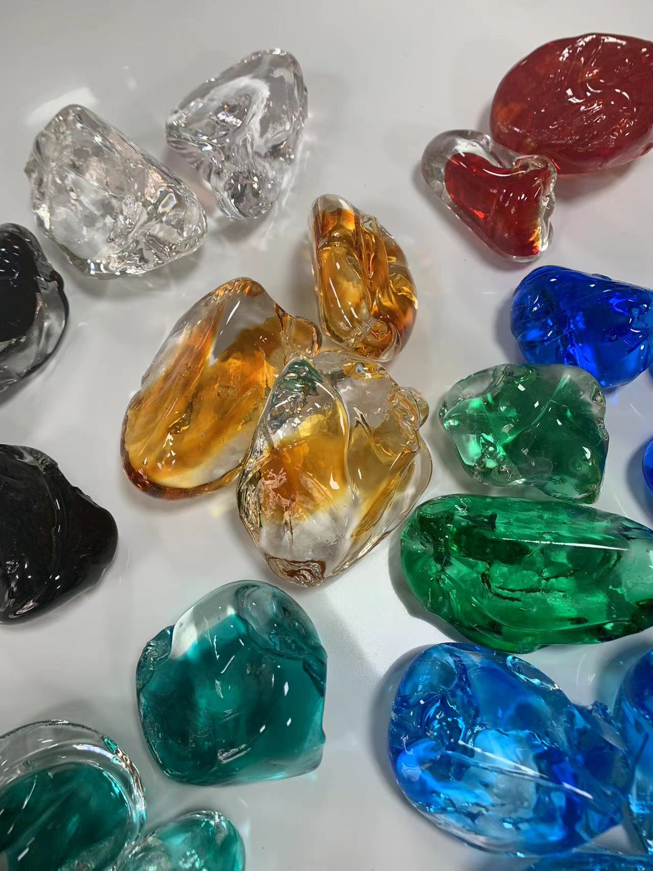Crystal Stone Art Glass Chandelier for Hall and Hotel Lobby