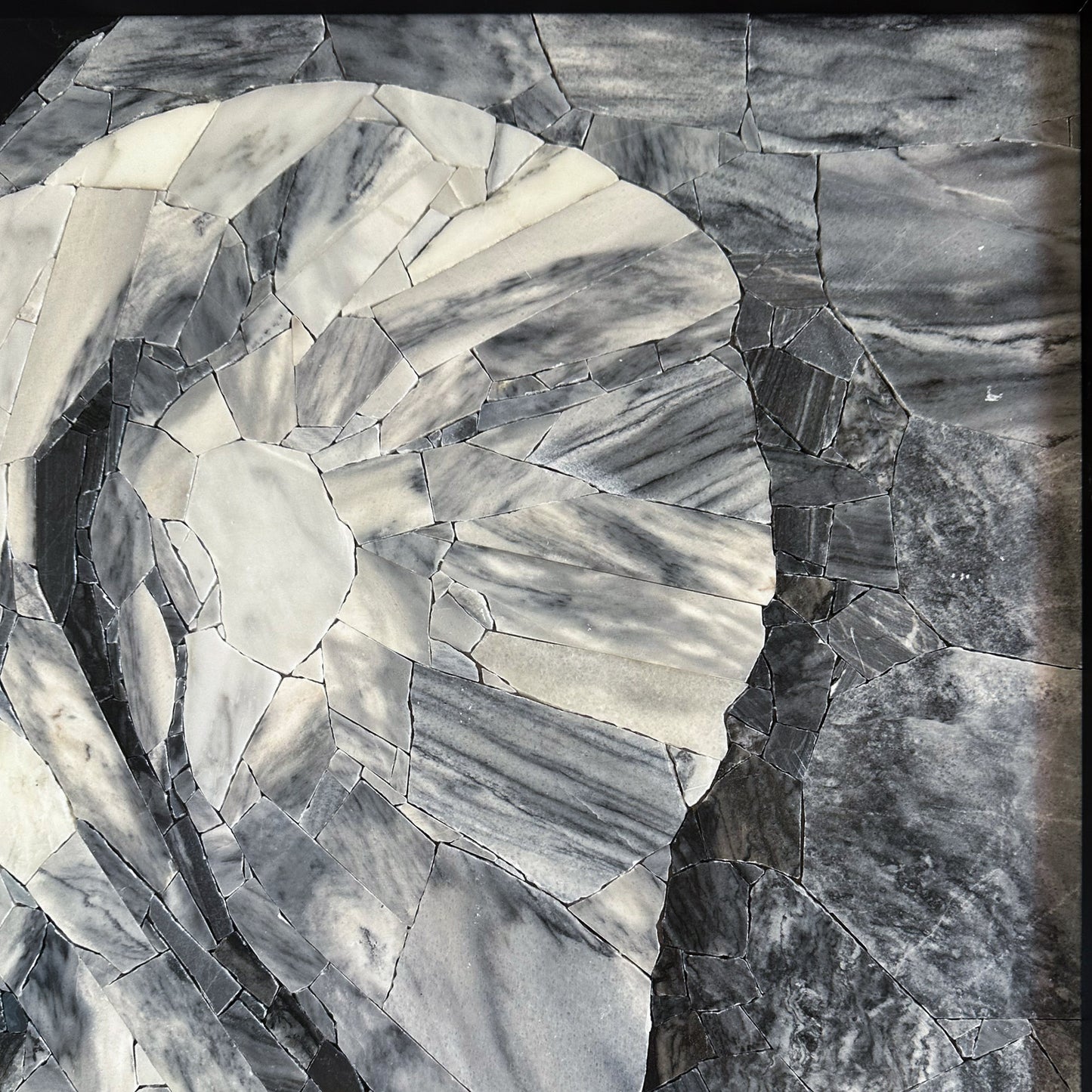 Arty Mosaic: Elephant Made by Marble Jade& Stone Mosaic