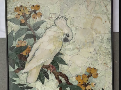 Loquat on the Tree Marble&Jade Mosaic