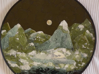 Moon over the mountains Marble&Stone Mosaic